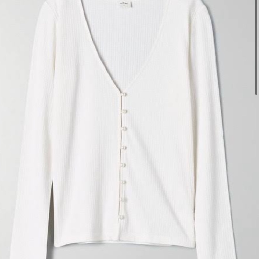 Wilfred Pearl Long Sleeve Cardigan - NWOT